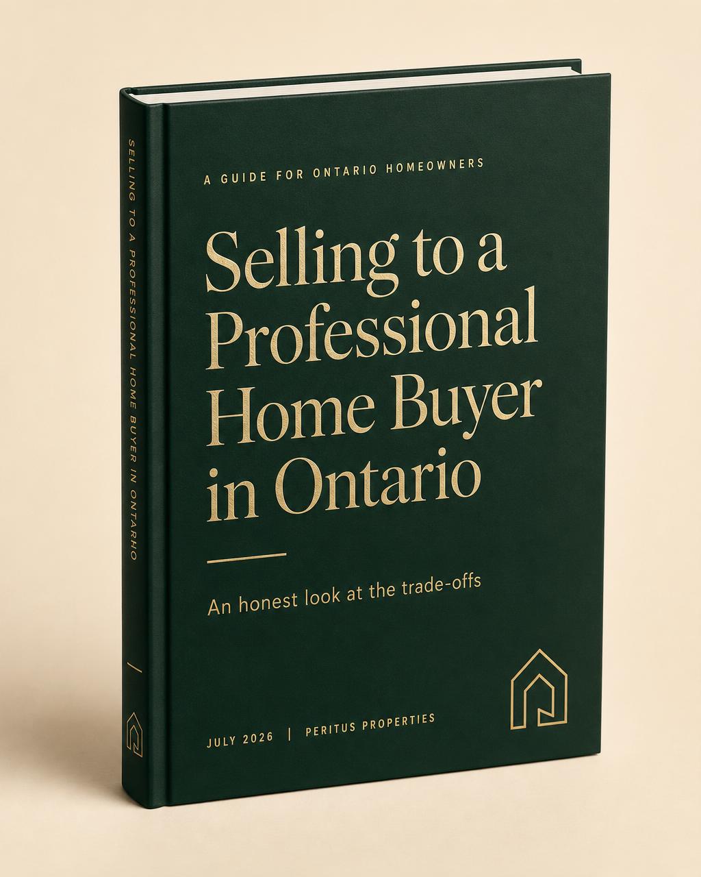 Free guide, Selling to a Professional Home Buyer in Ontario